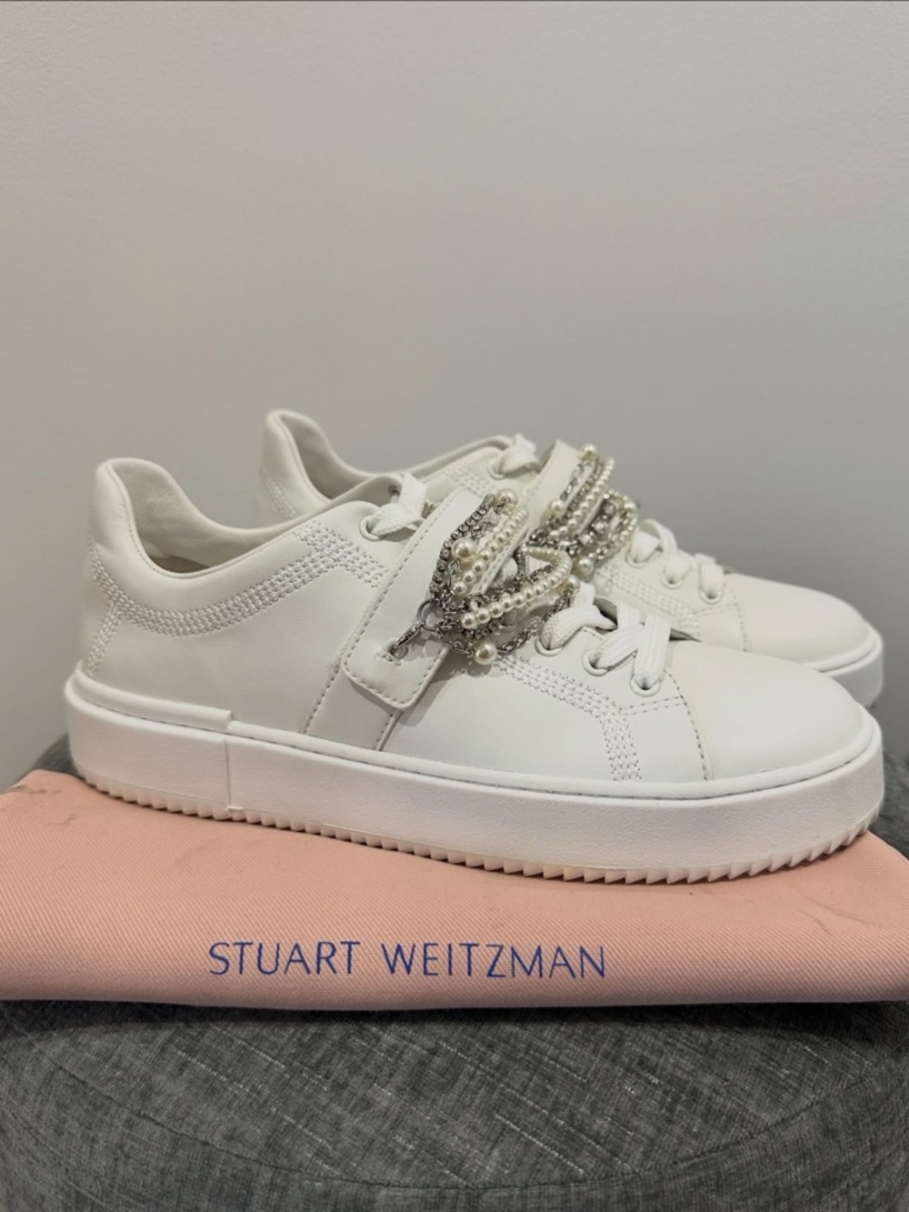 Stuart Weitzman Pear Drop Sneakers size